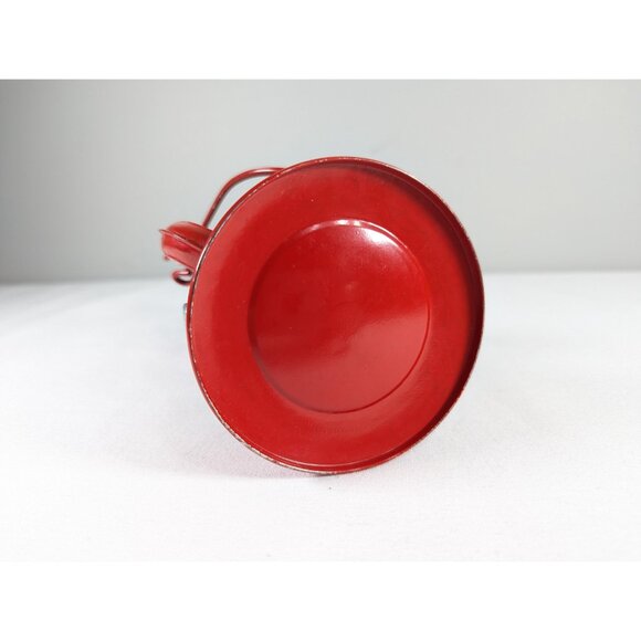 Vintage 7 1/4" Red Winged Wheel Lantern No. 350 Made In Japan, looks unused - Picture 9 of 10
